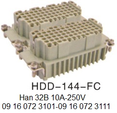 HDD-144-FC Han 32B H32B 10A-250V 09 16 072 3101 with 09 16 072 3111 44pin-female-crimp-OUKERUI-SMICO-Harting-Heavy-duty-connector.jpg